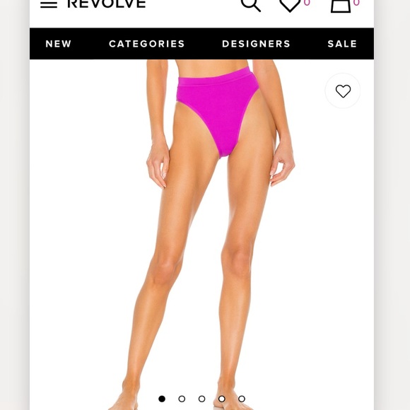 L*SPACE NWT Small Frenchi Bitsy Bikini Bottom in Black - Picture 4 of 4